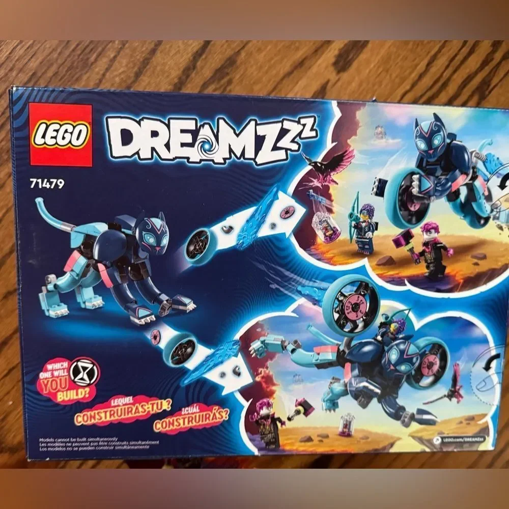 New in Box LEGO DREAMZzz Dreams #71479 Zoey's Cat Motorcycle Lego Set